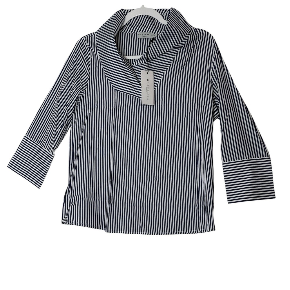 Harshman By Anthropologie Top Porter Blouse Women's Small 100% Cotton New